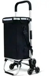 Vounot&reg; Aluminium Einkaufstrolley Treppensteiger, Trolly Einkaufswagen Klappbar, Mit
