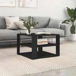Couchtisch Schwarz 59,5x59,5x40 Cm Holzwerkstoff Vidaxl