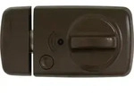 Abus 7010a Braun T&uuml;r-zusatzschloss Alarmfunktion Inkl 3x Schl&uuml;ssel Und Batterien