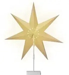 Led-weihnachtsstern Mit St&auml;nder Kabellos Beleuchtet 60cm Batterie Warmwei&szlig;