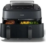 Fritteuse Philips Na550/00 Doppelkorb 9l Dampf