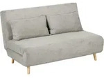 Schlafsofa, Klappbett Mit Bettfunktion, R&uuml;ckenkissen, Polstersofa Mit Verstellbarer