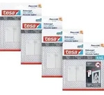 Tesa - 4x Klebenagel F&uuml;r Tapeten Und Putz 0,5kg Im 4er Pack - Selbstklebende N&auml;gel