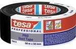 Tesa - Gewebeband Duct Tape Pro 74613 Schwarz L&auml;nge 50 M Breite 50 Mm
