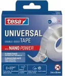 Tesa - Universal Nano Tape - Transparentes, Doppelseitiges Klebeband - Leicht