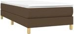 Boxspringbettgestell Dunkelbraun 80x200 Cm Stoff Vidaxl