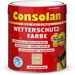 Wetterschutzfarbe, Sandgelb, 2,5 L - Consolan