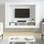 Tv-schrank Wei&szlig; 152x22x113 Cm Holzwerkstoff - Vidaxl
