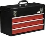 Werkzeugkoffer Leer, 51 X 22 X 32 Cm Werkzeugkasten Mit 3 Schubladen, Oberes
