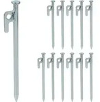 Felsbodenhering, 12er Set, F&uuml;r Zelt, Vorzelt, Pavillon, Sturmanker, Stahlhering F&uuml;r