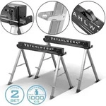 Stahlwerk S&auml;gebock 2er Set 500 Kg Universal Arbeitsbock Klappbock Ger&uuml;stbock