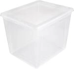 Aufbewahrungsboxen, Kunststoff, Naturtransparent, 39 X 33 X 32 Cm