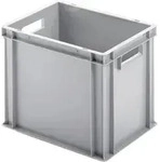 75044 Universal Kunststoffbox Geschlossen (b X H X T) 400 X 320 X 300 Mm Grau 1 St. -