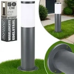 Monzana&reg; Au&szlig;enleuchte Edelstahl 50cm Hoch Ip44 Wetterfest E27 Fassung Garten