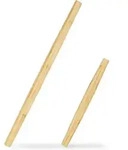 Teigroller 2er Set, Bambus, Backzubeh&ouml;r, Nudelh&ouml;lzer, Rollh&ouml;lzer 65 U. 40 Cm,