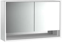 Loft Lichtspiegelschrank Mit Unterfach, 1300mm, 2 T&uuml;ren, - Emco
