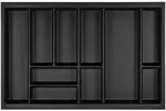 So-tech - Orga-box Junker Slim Besteckeinsatz 725 X 476 Mm Lavagrau Mit Perlstruktur