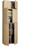 Holz Besenschrank Putzschrank Lona A
