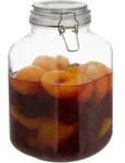 Relaxdays 3 Liter Einmachglas, Zum Konservieren, Gastro, B&uuml;gelverschluss, Gummiring,