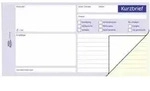 Avery Zweckform - Kurzbrief 1/3 Din A4 Selbstdurchschreibend 1 Durchschlag 2 X 40 Bl.