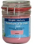 Nat&uuml;rliche Feine Kreidefarbe 0,325 L - Lachs Biopin Nature