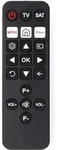 Universal Fernbedienung Vorprogrammiert 2 Gerate Disney Button Netflix Button