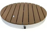 Outdoor Gartendusche Bodendusche, Rund &Oslash; 74 Cm, Mit Gartenschlauchanschlu&szlig;