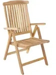 Sam Outillage - Teakholz Gartenstuhl Klappsessel Hochlehner Aruba