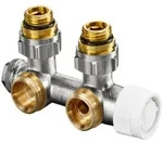 Oventrop - Anschlussarmatur Multiblock T Zweirohr 1/2''ag X 3/4''ag Messing...