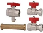 Schl&ouml;sser Armaturen - Js Einbausatz Zu W&auml;rmemengenz&auml;hler 1/2 Zoll X 110 Mm -...