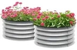 Outsunny Hochbeet Aus Metall, 2er Set Blumenkasten, Kr&auml;uterbeet,...