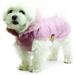 Fashion Dog - Hunde-steppmantel F&uuml;r Malteser - Rosa - 39 Cm