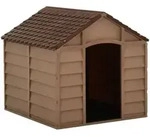 Hundeh&uuml;tte Braun 71x71,5x68 Cm Pp - Vidaxl
