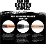 Simplex-einsatz, Gummikomposition, Schwarz D=50 Mm 3202.050