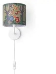 Paco Home - Tischlampe Kinderzimmer Nachtisch Lampe Stoffschirm Wandleuchte...