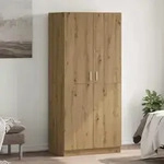 Kleiderschrank Artisan-eiche 90x52x200 Cm Holzwerkstoff - Vidaxl