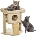 Pawhut - Kratzbaum 57 Cm Kleiner Katzenbaum Mit Katzenh&ouml;hle, Liegeplattform,