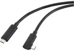 Glasfaser Usb-c&reg; Kabel Usb 3.2 Gen2 Usb-c&reg; Stecker Einseitig Gewinkelt 10.00 M