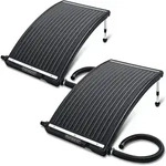 Monzana&reg; Sonnenkollektor 112x55x14cm 10000 L/h H&ouml;henverstellbar 32/38mm...