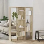 Vidaxl - Raumteiler/b&uuml;cherregal Sonoma-eiche 100x24x140 Cm Holzwerkstoff
