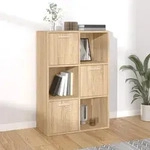 Lagerschrank Sonoma-eiche 60x29,5x90 Cm Holzwerkstoff Vidaxl