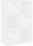 Lagerschrank Wei&szlig; 60x29,5x90 Cm Holzwerkstoff Vidaxl Wei&szlig;
