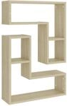 Vidaxl Wall Shelves 2 Pcs Sonoma Oak 50x15x50 Cm Engineered Wood