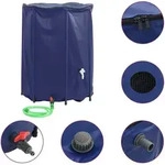 Wassertank Mit Wasserhahn Faltbar 1350 L Pvc Vidaxl