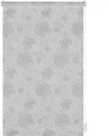 Gardinia - Easyfix Rollo Bestickt Silber 60 X 150 Cm Raffrollo
