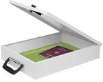Wedo Archivbox Wei&szlig; Hellgrau Robust