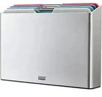 Joseph Joseph Schneidebrett-set Silber 4 St&uuml;ck