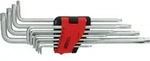 Ks Tools F&uuml;nfstern-winkelstiftschl&uuml;ssel-satz, Bohrung, Lang, 10-tlg