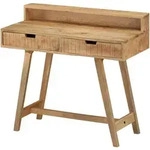 Schreibtisch 100x45x90 Cm Raues Massives Mangoholz - Vidaxl