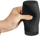 Wenko Sp&uuml;lmittelspender Easy Squeez-e Schwarz, Aus Auslaufsicherem Silikon, Schwarz,